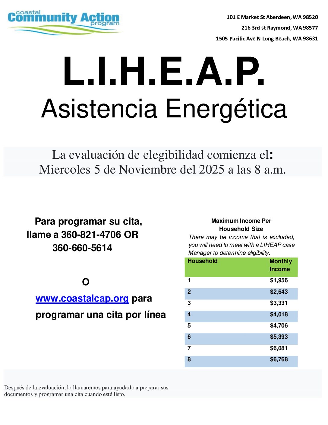 LIHEAP Spanish Flyer November